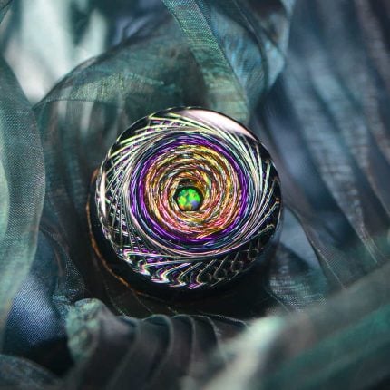 spiral orgone pendant,Galaxy Necklace