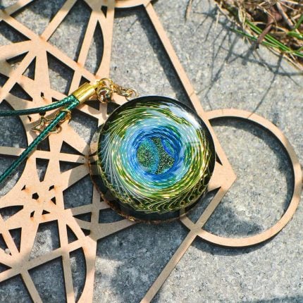 vortex necklace,orgonite,orgone